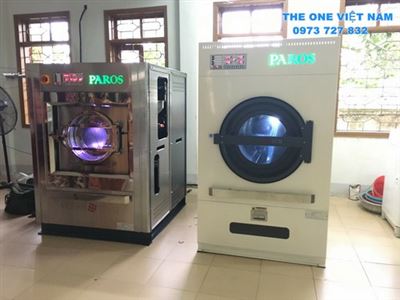 Lắp đặt máy giặt công nghiệp cho Bệnh Viện Hương Sơn - Hà Tĩnh